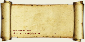 Valentina Joksić vizit kartica